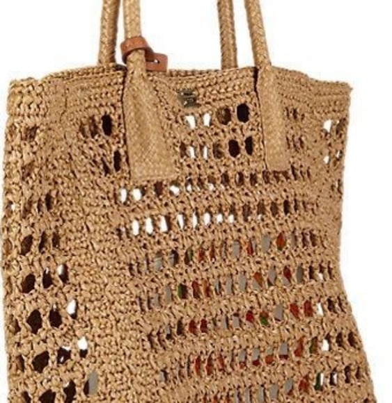 Crochet jute shoulder bag, Summer bag, beach bag - Picture 2 of 2
